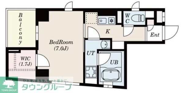 NY大和マンションの物件間取画像